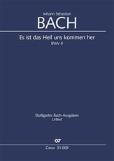 Cantata No. 9 SATB Full Score cover